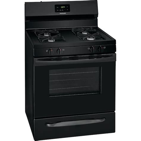 black frigidaire gas range